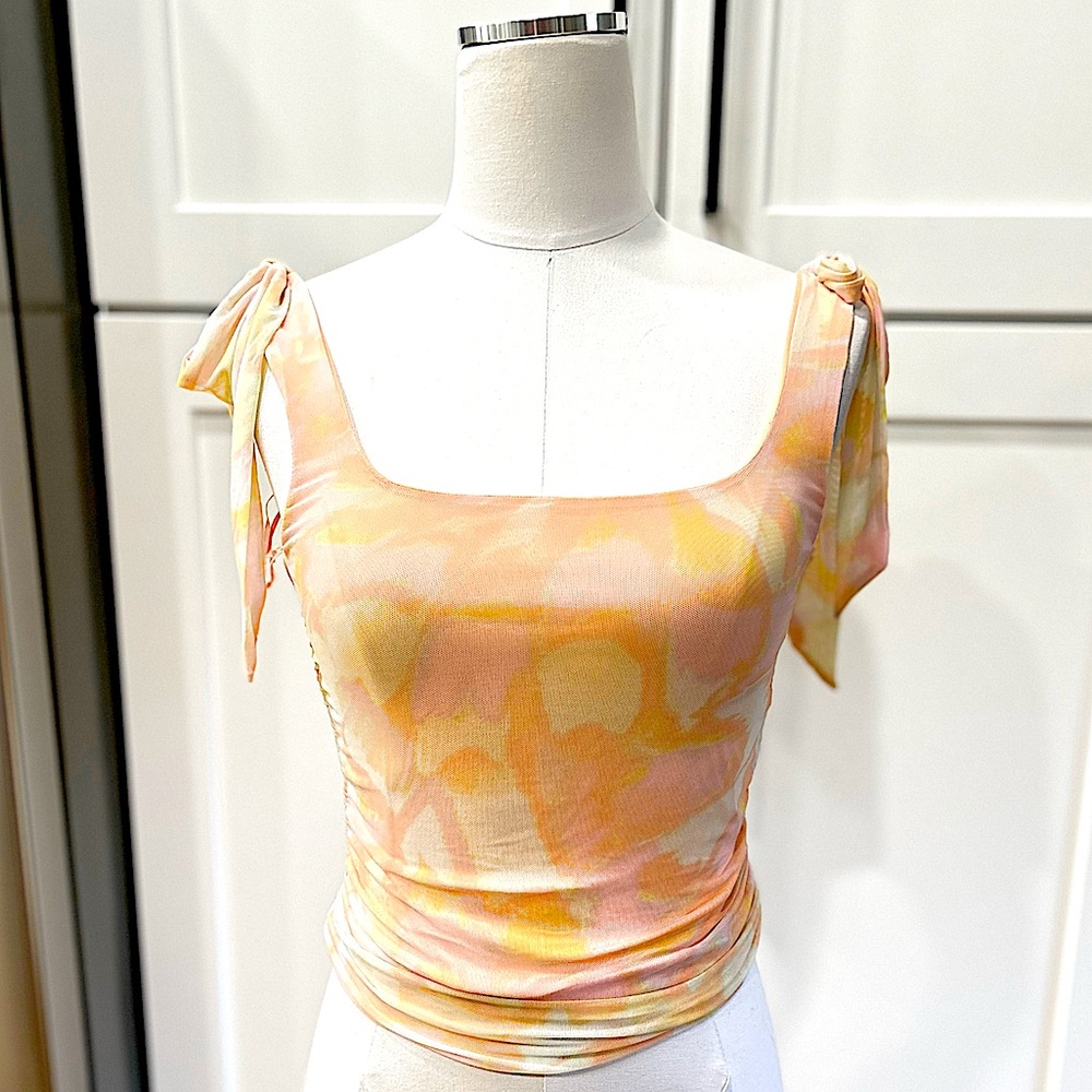 NWT Free People Pastel Sherbet Color Top